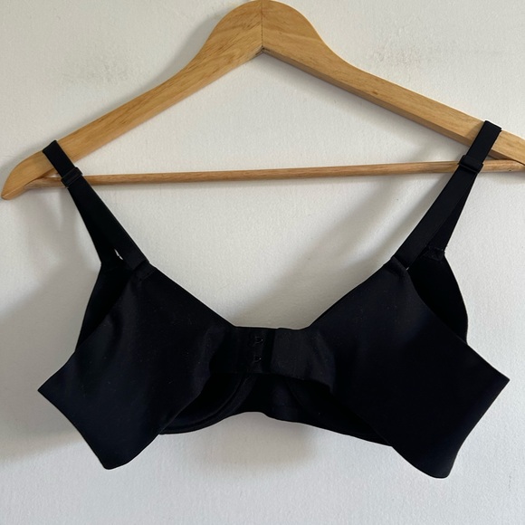 Aerie Black Real Free Full Coverage Comfortable Classic Neutral Bra size 32B EUC - Picture 3 of 6